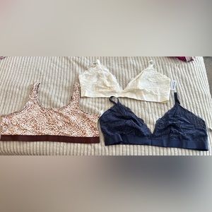 NWT Lot of 4 Old Navy Lace Bralette & Cotton Sports Bras 4X Plus Size